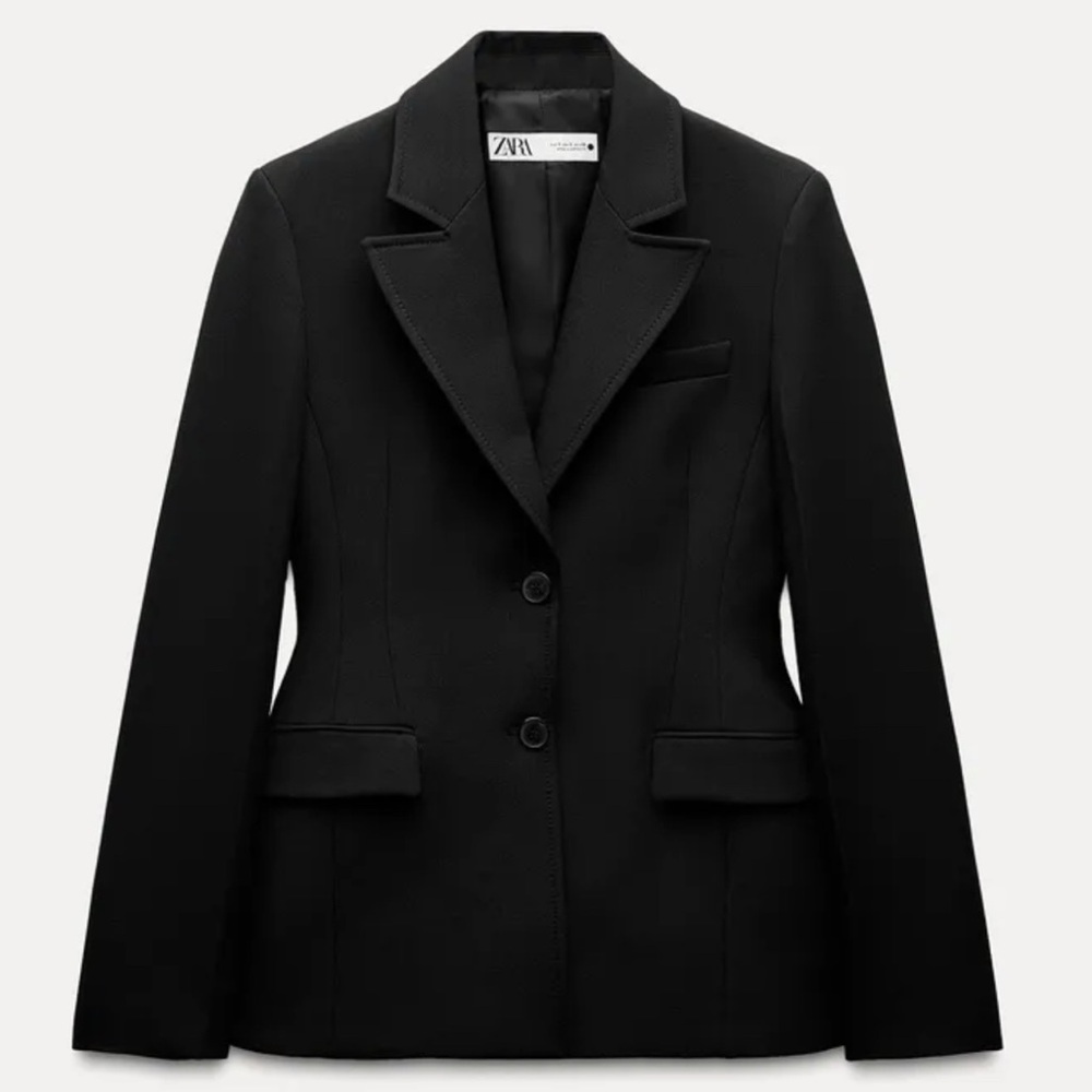 Black | 8805/797  Black Zara Hourglass Blazer Brand New With Tag Sold Out!!!!